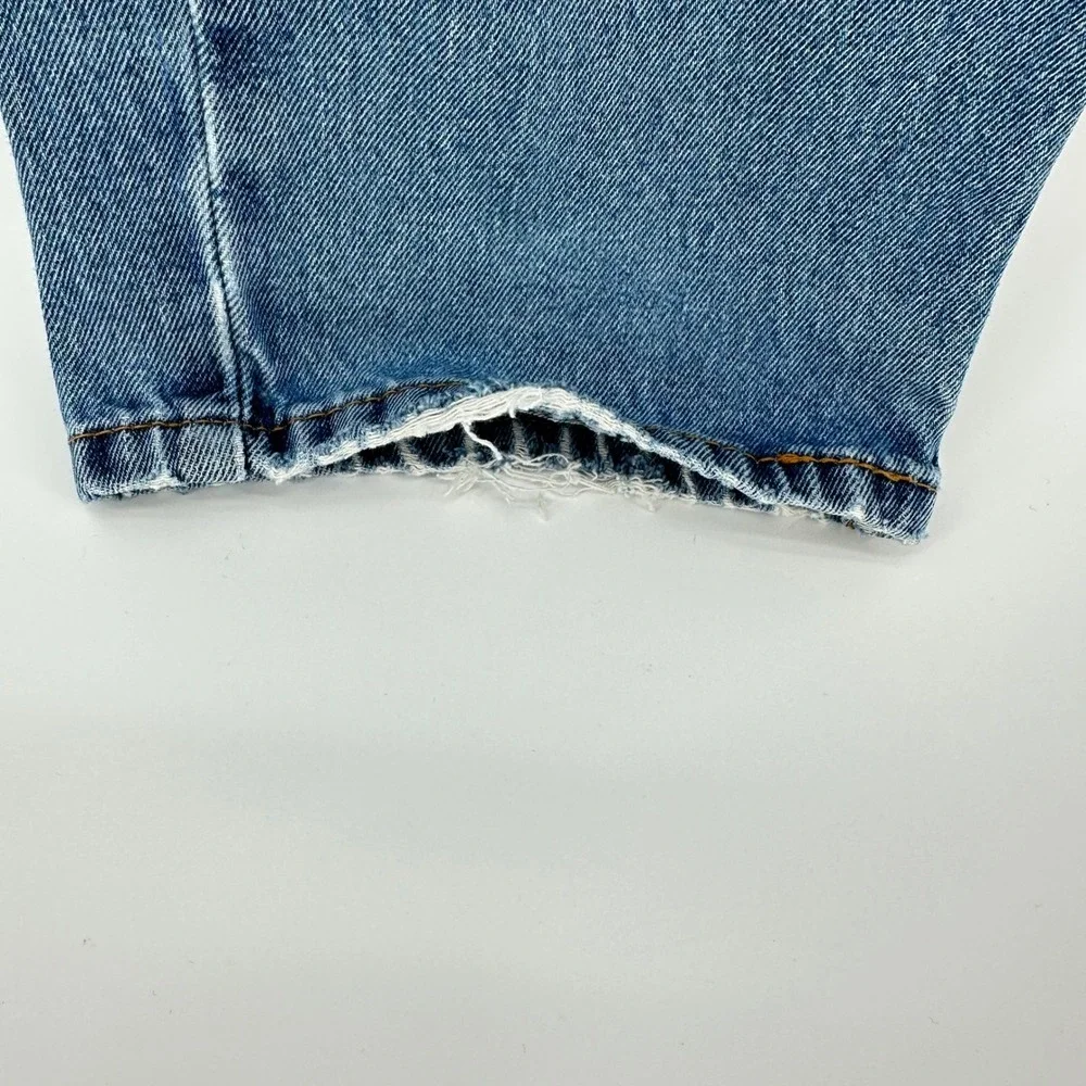 Levi Strauss‎ 505 Mens Jeans 34x34 Medium Wash Straight Leg Denim Zip Fly